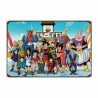 PLAQUE EN ÉTAIN DRAGONBALL 30 X 20 CM