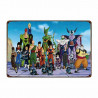 PLAQUE EN ÉTAIN DRAGONBALL 30 X 20 CM