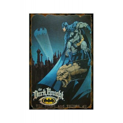 PLAQUE EN ÉTAIN MARVEL SUPER HEROS COMICS 30 X 20 CM