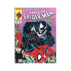 PLAQUE EN ÉTAIN MARVEL SUPER HEROS COMICS 30 X 20 CM