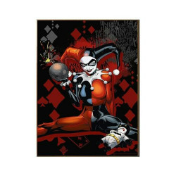 PLAQUE EN ÉTAIN MARVEL SUPER HEROS COMICS 30 X 20 CM