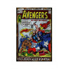 PLAQUE EN ÉTAIN MARVEL SUPER HEROS COMICS 30 X 20 CM