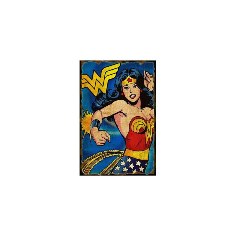 PLAQUE EN ÉTAIN MARVEL SUPER HEROS COMICS 30 X 20 CM PLAQUE EN ÉTAIN MARVEL SUPER HEROS COMICS 30 X 20 CM