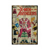 PLAQUE EN ÉTAIN MARVEL SUPER HEROS COMICS 30 X 20 CM