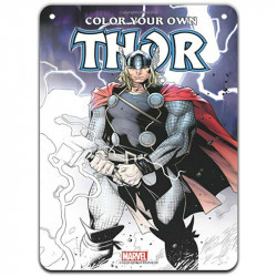 PLAQUE EN ÉTAIN MARVEL SUPER HEROS COMICS 30 X 20 CM