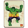 PLAQUE EN ÉTAIN MARVEL SUPER HEROS COMICS 30 X 20 CM