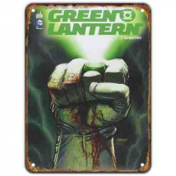 PLAQUE EN ÉTAIN MARVEL SUPER HEROS COMICS 30 X 20 CM