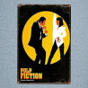 PLAQUE EN ÉTAIN PULP FICTION 30 X 20 CM