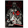 PLAQUE EN ÉTAIN STAR WARS 30 X 20 CM