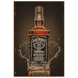 PLAQUE EN ÉTAIN JACK DANIEL'S 30 X 20 CM