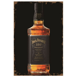 PLAQUE EN ÉTAIN JACK DANIEL'S 30 X 20 CM