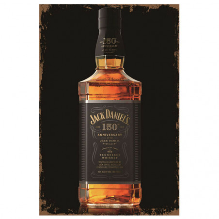 PLAQUE EN ÉTAIN JACK DANIEL'S 30 X 20 CM
