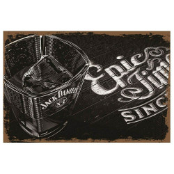 PLAQUE EN ÉTAIN JACK DANIEL'S 30 X 20 CM