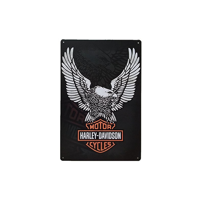 PLAQUE EN ÉTAIN MOTO HARLEY DAVIDSON 30 X 20 CM PLAQUE EN ÉTAIN MOTO HARLEY DAVIDSON 30 X 20 CM