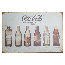 PLAQUE EN ÉTAIN COCA COLA  30 X 20 CM