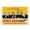 PLAQUE EN ÉTAIN FILM JAMES BOND 007 30 X 20 CM