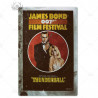 PLAQUE EN ÉTAIN FILM JAMES BOND 007 30 X 20 CM