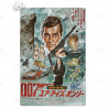 PLAQUE EN ÉTAIN FILM JAMES BOND 007 30 X 20 CM