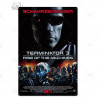 PLAQUE EN ÉTAIN FILM SCHWARZENEGGER TERMINATOR  30 X 20 CM
