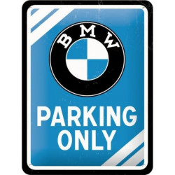 PLAQUE EN ÉTAIN BMW 30 X 20 CM