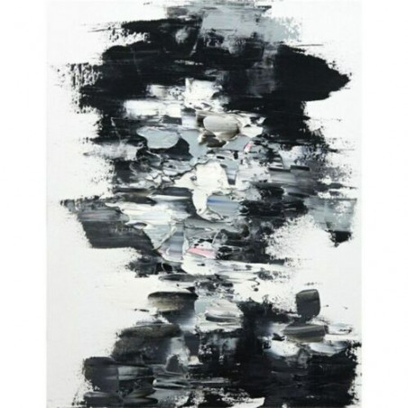 TOILE  portrait sans visage art abstrait 50x70 cm