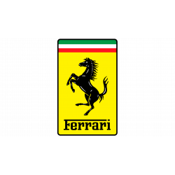 PLAQUE EN ÉTAIN FERRARI 30X20 CM