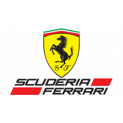 PLAQUE EN ÉTAIN FERRARI 30X20 CM
