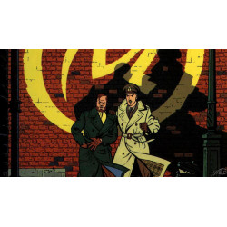 PLAQUE EN ÉTAIN BLAKE & MORTIMER 30X20 CM