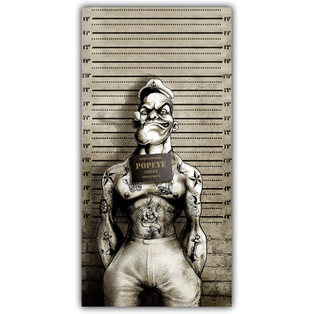 PLAQUE EN ÉTAIN POPEYE 30X20 CM