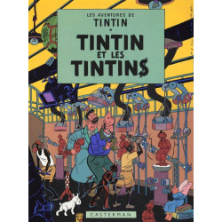 PLAQUE EN ÉTAIN TINTIN 30 X 20 CM
