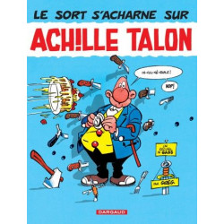 PLAQUE EN ÉTAIN ACHILLE TALON  30 X 20 CM