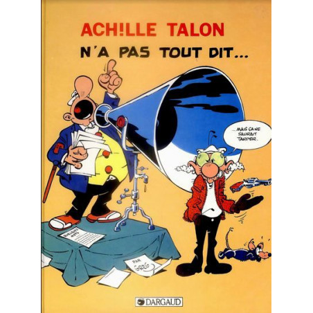 PLAQUE EN ÉTAIN ACHILLE TALON  30 X 20 CM
