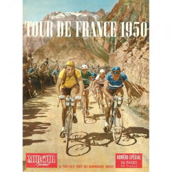 PLAQUE EN ÉTAIN TOUR DE FRANCE 30 X 20 CM