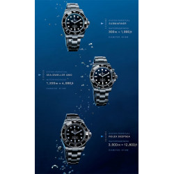 PLAQUE EN ÉTAIN ROLEX  30 X 20 CM