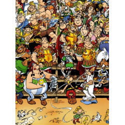 PLAQUE EN ÉTAIN ASTERIX ET OBELIX 30 X 20 CM