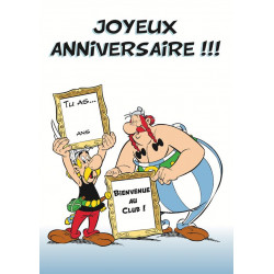 PLAQUE EN ÉTAIN ASTERIX ET OBELIX 30 X 20 CM