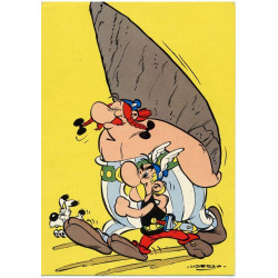 PLAQUE EN ÉTAIN ASTERIX ET OBELIX 30 X 20 CM