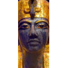 PLAQUE EN METAL ÉTAIN  pharaon Egypte antique   30 X 20 CM
